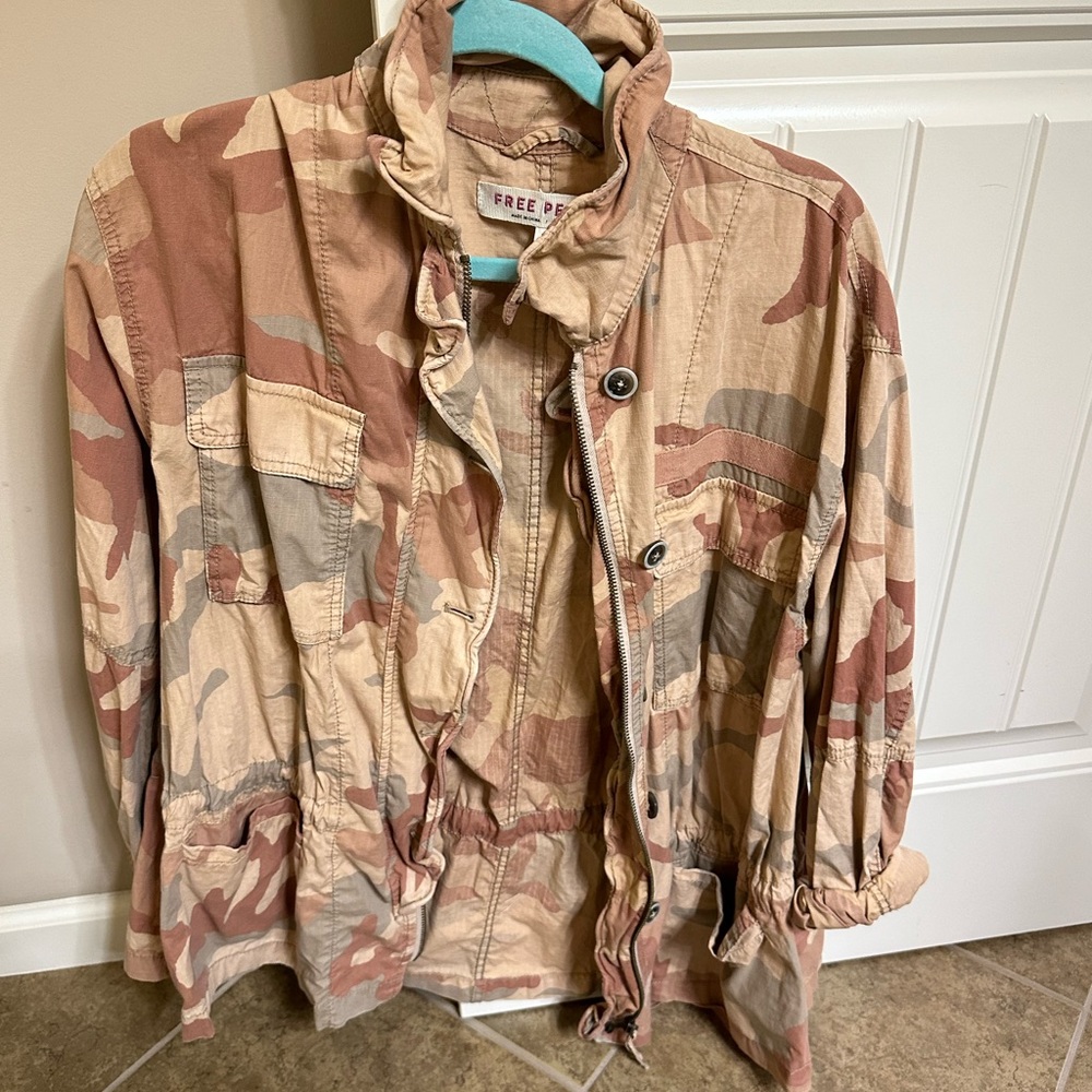Free People Camo Jacket